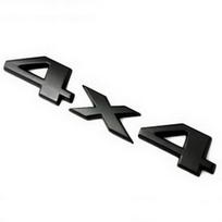 3D 4X4 Emblema Automobilio Stilius Chromuota ABS Lipdukas Galinė Emblema Ženklelis Galinis Lipdukas 4X4 Off Road SUV juoda