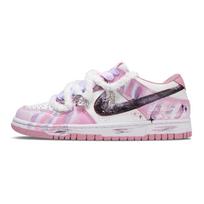 Nike Dunk Starry Cushioning Low top Skateboard Shoes Women's Pink DD1873-112(Team376-) 36.5