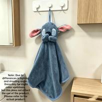 Disney Stitch Hanging Kitchen Towel Stitch Absorbent Kitchen Dish Cloth Kitchen Decoration Gift Blue