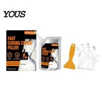 Resistant Filler Concrete Crack Filler, Self-Leveling Cement Repair Kit, High Elasticity And Glue Fast Drying, Waterproof Sealant for 100g