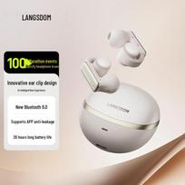 Langsdom TS28 Metallic Ear Clip Sports Earbuds