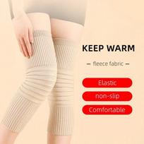 Wool Wool Knee Pads M-XL Thick Cashmere Kneepad Warm Keep Warm Knee Protector  Wind M(40-55kg)