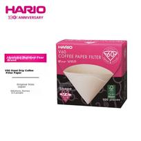 HARIO Japanese Imported V60 Pour-Over Coffee Filter Paper, Filter Mesh, Filter Bag, Coffee Maker Filter Paper, Boxed 100 Pieces, Size 02