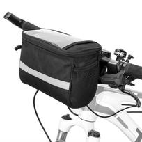 Cycle Bike Bicycle Insulated Front Bag Mtb Bike Handlebar Bag Basket Pannier Cooler Bag With Reflective Strip 600d juoda