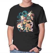 Unisex Crew Neck T-Shirt The Beginning Of The End Graphic Short Sleeve Casual Tee L