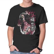 Unisex Crew Neck T-Shirt Nezuko Rage Graphic Short Sleeve Casual Tee M