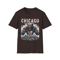 Men's and Women's T-shirts Chicago Bears Horror Mash-Up T-Shirt - Unique NFL Fan Apparel XXXXL