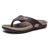 Massage Flip Flops for Men Summer Breathable Beach Shoes Sandals Men Luxury Flip Flops Breathable Plus Big Size Men Slippers 44