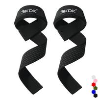 Oem Weightlifting Straps 1 Pair Lifting Wrist Anti-slip Silicone Strength Training Strap Deadlifts Hand Grips Wrist Support
