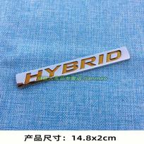 XRV hybrid car sticker HYBRID car logo, fender side label, tail label