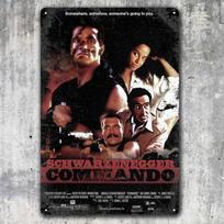 Kareivio filmo metalinis plakatas Arnoldas Schwarzeneggeris Kolekcionuojamas skardinis ženklas xcm Aliuminis 20x30cm（7.8x11.8inch）