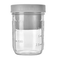 Outdoor Picnics Essential Glass Salad Container Sauce Separate Cup Keep Crisp for Salad Dressing and Dry Ingredients pilka spalva