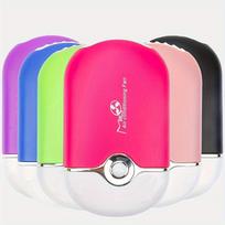 Portable Rechargeable USB Eyelash Fan Air Conditioning Blower Glue Grafted Eyelashes Dedicated Dryer Makeup Tools Mini Small Fan raudona
