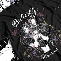 Demon Slayer Hashira Butterfly Mansion Tee | Horror Kimetsu No Yaiba, Gift Shirt 2XL
