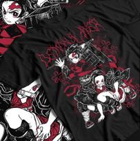 Kimetsu no Yaiba Shirt Tanjiro Nezuko Anime T-Shirt Demon Slayer Fan Tee Gift 2XL