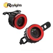 Bicycle Smart Auto Brake Sensing Taillight Waterproof LED Charging Cycling Tail Light Bike Rear Light Accessories Seatpost&60lm juoda