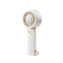 SZK-F9 Mini Handheld Rechargeable Fan with Ice Compress, Portable Cooling Fan for Outdoor Travel, Quiet Motor, USB Charging balta