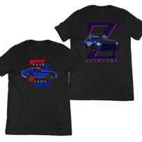 FAIRLADY Z Nissan Datsun Z-Car Classic Sports Car Color Graphic T-Shirt 2XL