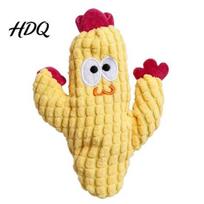 Stuffed Cactus Cat Toy Plush Toy Catnip Filled Chew Cute Colorful Kitten geltona