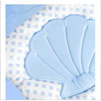 A25F-Cooling Pad For Pets For Dogs Reusable Portable Ergonomic Shell Shape Summer Sleeping Mat For Puppies Rabbits Animals