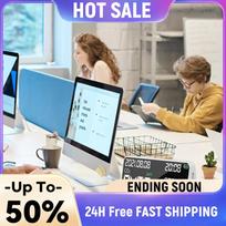 Air Quality Monitor Room Temperature Humidity Meter USB Rechargeable CO2 Detector Multifunctional Clock for Home Office China Mainland