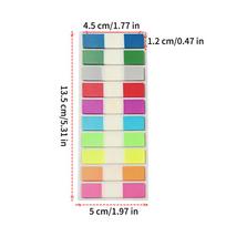 Colored Page Markers Index Tabs Sticky Reading Labels Transparent Page Markers for Students Teachers, Notebook Textbook Journal