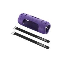 Anti-Scratch Bluetooth Speaker Cover Precise Cutouts Full Coverage Case for JBL Flip 7 Travel Style1-Purple