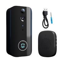 WiFi Wireless Video Doorbell IR Night Vision Doorbell Camera 2-Way Talk Smart Door Bell for Home Security Alarm System juoda