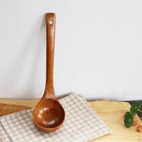 Wholesale Premium New Kemu Big Nanmu Spoons Ultra Practical for Home Cooking Long Handle Communal Congee & Soup Wooden Utensils