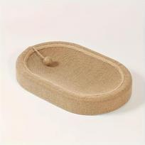 Durable Cat Scratching Board, Built-in Cat Litter Box Suitable for Four Seasons Cat Paw Care Toy Suitable for Sports And Resting Perfect Gift for Cats (as the picture,Quantity) beige