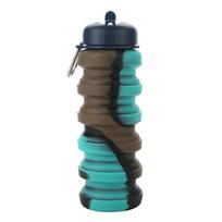 1Pcs Food Grade Silicone Folding Water Cup Outdoor Portable Telescopic Drinking Cup Creativity Camouflage Sports Water Cup