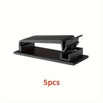 5/10Pcs Self-Adhesive Wire Cord Organizer Clips, Sticky Cable Holder for TV Computer Home Office Desktop Cable Arrangement