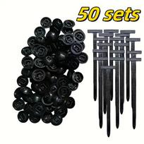 50pcs Heavy-Duty Self-Locking Cable Ties - Secure Locking for Automotive, Electrical, DIY | Durable Indoor/Outdoor Use