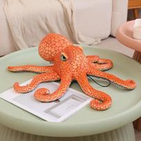 Lifelike Octopus Plush Toys Stuffed Octopus Deep-sea Creatures Doll Creative Room Decor Pillow Great Gift For Ocean Enthusiasts 55cm oranžinė