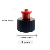 28mm Car Care Wax & Tire Shine Bottle Pull Top Cap - Portable Liquid Dispenser for Auto Detailing & Wax Application Tools