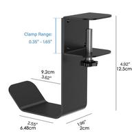 Headphone Hook Metal Headphone Stand Headset Hook For Work Studio Gamer Men Women Teen School Classroom Home juoda