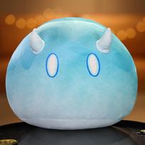 35-60cm Kawaii Genshin Impact Slime Plush Toy Anemo Hydro Geo Stuffed Slime Doll Plushies Throw Pillow Cushion Gifts for Kids 25-35cm