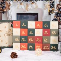 2026 Christmas Countdown Calendar 2D Acrylic Advent Calendar 24 Days Holiday Party Favor For Kids Adult Family Home Office Decor A