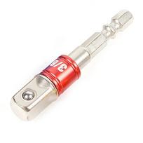 Drill Socket Adapter For Impact Driver With Hex Shank To Square Socket Drill Bits Bar Extension Pneumatic Screwdriver Hand Tools