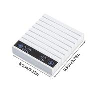 Coffee Scale with Timer Rechargeable Measuring Tool LED Display Kitchen Coffee Scales for Food Meal Powder Bean Cooking Baking balta