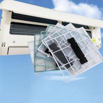 Indoor Air Conditioner Filter Bracket For Midea Units Robust PC Material Simple Setup Debris Guard Net