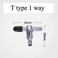 2/10pcs Stainless Steel Aquarium Tank Air Pump Air Flow Tube Pipe Line Control Valve Air Pump Accessories Wholesale fish tank (as the picture,2PC)