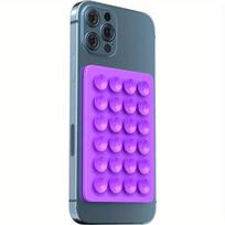 Backed Silicone Suction Pad For Mobile Phone Suction Cup 3M Backed Adhesive Silicone Rubber Sucker Pad Wall Holder For Fixed Pad violetinė