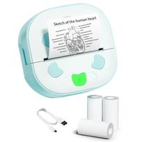 2026+ Sticker Printer, Mini Printer, Bluetooth Portable Sticker Maker with 3 Rolls Paper, Inkless Thermal Printers China Mainland
