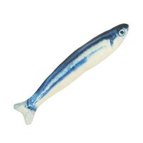 Interactive Cat Fish Toy Soft Plush Kitten Kicker Toys Cat Exercise Kitten Teething Chew Toy