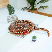 Simulation Boa Python Constrictor Snake Spoof Horror Children Stuffed Plush Toy 300cm 0.6kg