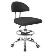 Drafting Chair Height Adjustable Office Chair 360-Degree Swivel with Backrest and Foot Rest Rolling 220lbs Load-Bearing Ergonomic Computer juoda