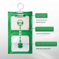 Calcium Chloride Dehumidifier Hanging Bag for Moisture Absorption in Dorm Rooms