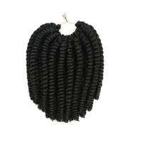 Havana Curl Nėrimo Kasos Plaukai Havana Twist (as the picture,8inch(20.32cm))