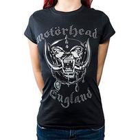 Juosta Beždžionė Motorhead Moteriški Mados Marškinėliai Anglija Su Cirkonio Aplikacija S